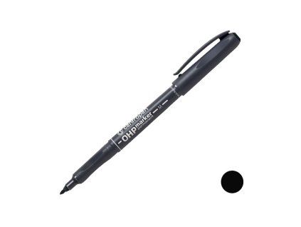 Fix Centropen 2637 permanentní OHP, hrot M 1 mm, černý