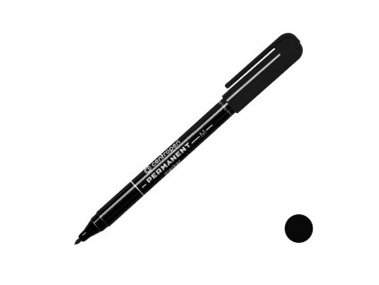 Fix Centropen 2846, permanentní, kulatý hrot 1mm, černý