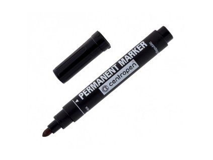 Fix Centropen 8566 permanent, kulatý hrot 2,5 mm, černý