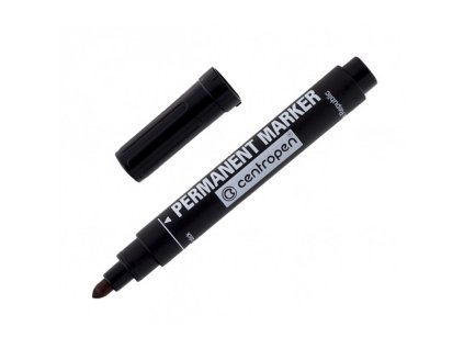 Fix Centropen 8566 permanent, kulatý hrot 2,5 mm, černý