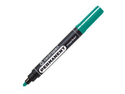 Fix Centropen 8566 permanent, kulatý hrot 2,5 mm, zelený
