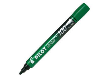 Fix Pilot Permanent Marker 100, kulatý hrot, zelený
