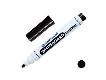 Fix Centropen 8559, Whiteboard Marker černý, kulatý hrot 2,5mm