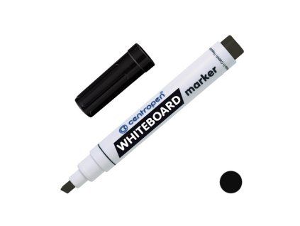 Fix Centropen 8569, whiteboard, černý, seříznutý hrot