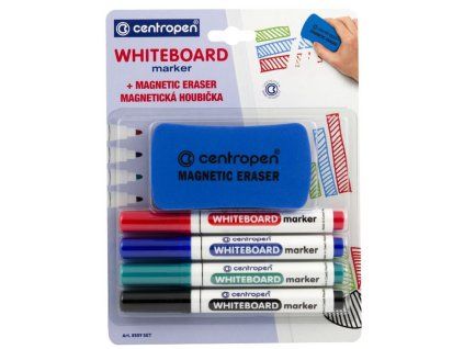 Sada Centropen 8559/4 pro whiteboard + houbička