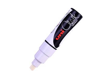 Fix Uni Chalk marker, tekutá křída, 8 mm, bílý