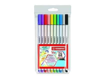 Fix Stabilo Pen brush 10 barev