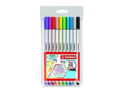 Fix Stabilo Pen brush 10 barev