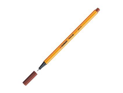 Fix Stabilo Point 88/75, sienna hnědá, 0,4 mm