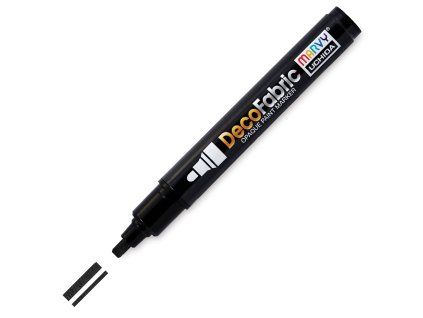 Fix Marvy 222/223 DecoFabric na textil, černý