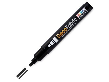 Fix Marvy 222/223 DecoFabric na textil, černý