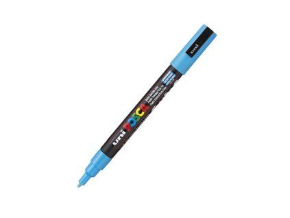 Akrylový fix Posca PC-3M, hrot 1,3 mm, sv. modrý