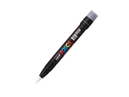 Akrylový fix Posca PCF-350, štětcový hrot 8 mm, bílý