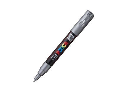 Fix Posca akrylový PC-1M, hrot 0,7 mm, stříbrný