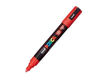 Akrylový fix Posca PC-5M, hrot 2,5 mm, červený