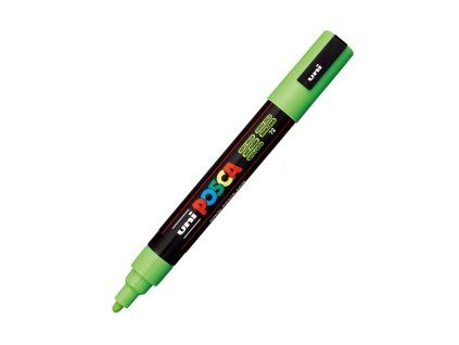 Akrylový fix Posca PC-5M, hrot 2,5 mm, zelené jablko