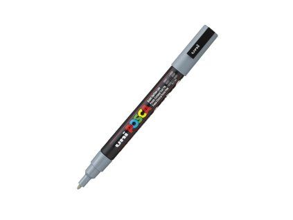 Akrylový fix Posca PC-3M, hrot 1,3 mm, šedý