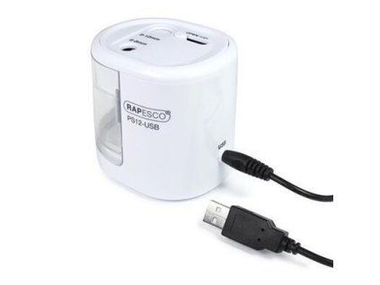 Ořezávátko elektrické Rapesco PS12-USB, bílé