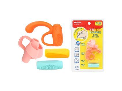 Ergonomický úchop na tužku, sada 4 ks