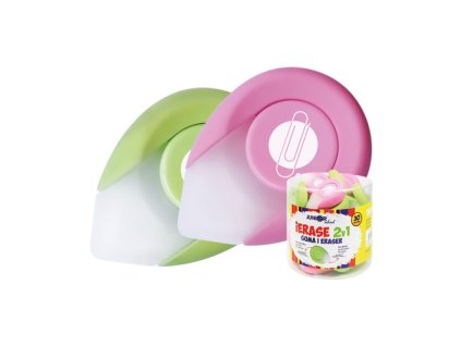 Guma Junior 2v1 na gumovací pera a grafitové tužky