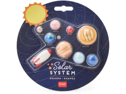 Sada gum Legami Solar System, 9 ks