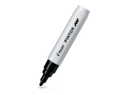 Akrylový fix Pilot Pintor, M 1.4 mm, černý
