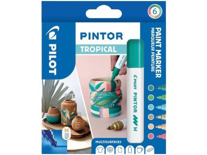 Sada akrylových fixů Pilot Pintor - Tropical
