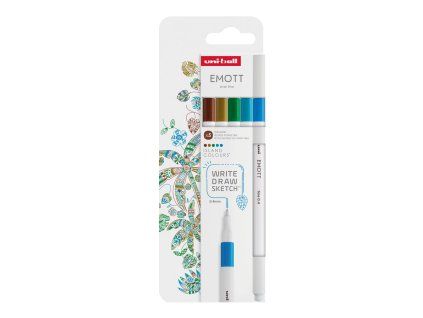 Sada linerů Uni Emott Island, 0,4 mm, 5 ks