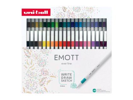 Sada linerů Uni Emott Collection Set, 40 barev