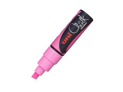 Fix Uni Chalk marker, tekutá křída, 8 mm, fluo růžový