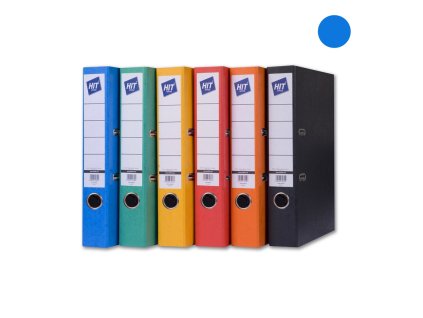 Pořadač HIT Office 5 cm, pákový, modrý prešpán