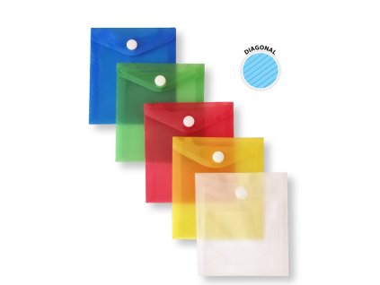 Desky A6 s drukem Diagonal, čiré