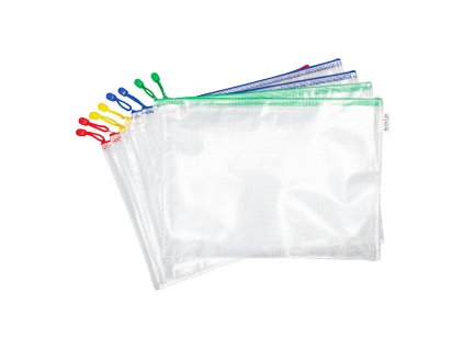 Desky se zipem A3, PVC, mix barev