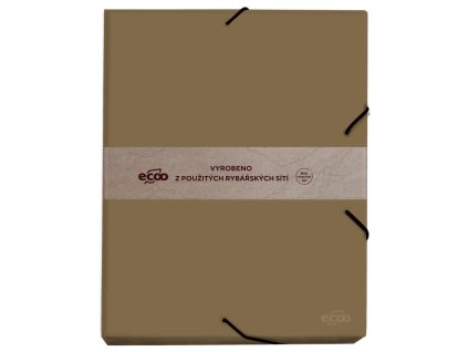 Box na spisy A4 ECOO, khaki