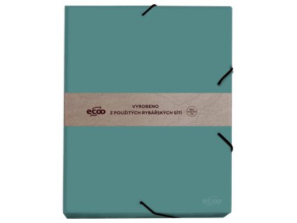 Box na spisy A4 ECOO, tyrkysový