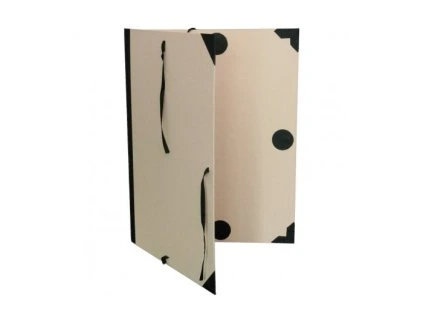 Desky B2 na výkresy s tkanicí, hnědý karton