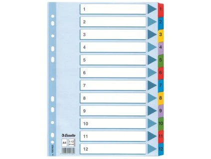 Rozdružovač A4, 1-12, Esselte