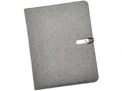 Diplomatka Enchanted, šedá textilní