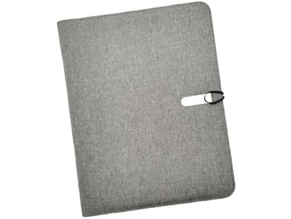 Diplomatka Enchanted, šedá textilní