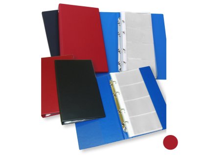 Vizitkář 4-řadý Standard karis A5, bordó