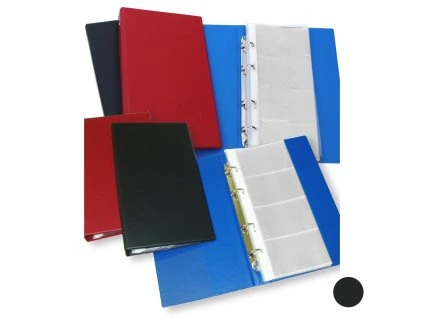 Vizitkář 4-řadý Standard karis A5, černý