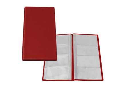 Vizitkář 4-řadý PVC A5, bordó