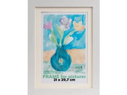 Rámeček na obrázky, bílý