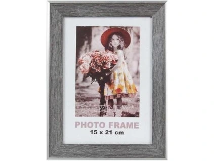 Rámeček 21 x 29,7 cm (A4), šedostříbrný