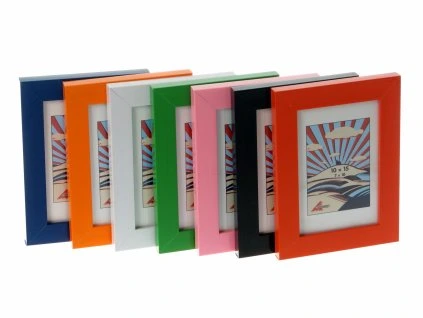 Plastový rámeček 10 x 15 cm, červený