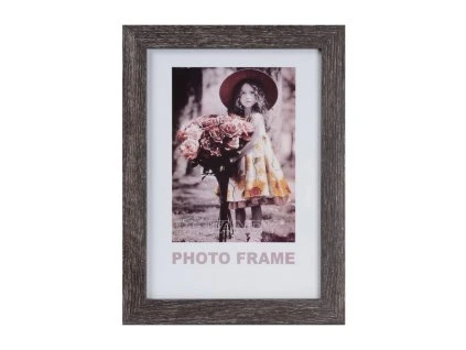 Dřevěný rámeček Narvik plexi, 21x29,7cm (A4), melír