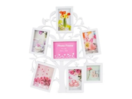 Fotorámeček Gallery Tree, bílý