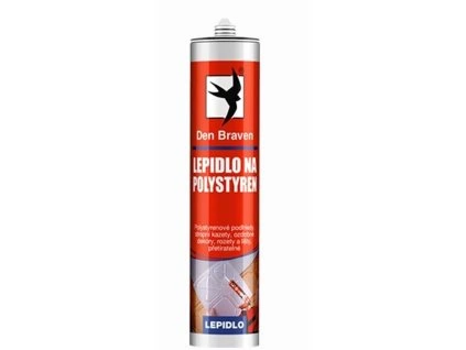 Lepidlo na polystyren Den Braven, bílé, 310 ml