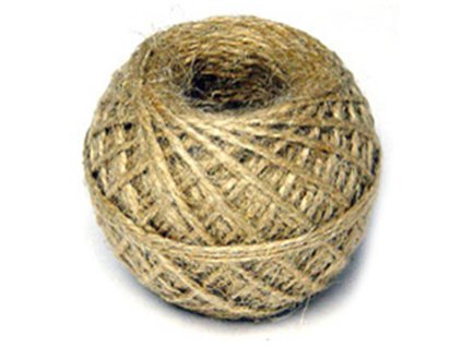 Provázek 50 g, přírodní, jutový