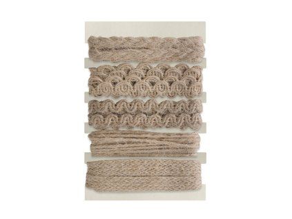 Provázek jutový dekorační, 5 x 1 m